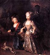 Frederick the Great as a child with his sister Wilhelmine